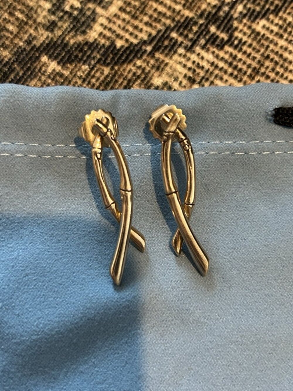JOHN HARDY Bamboo Collection Sterling Silver Stud Earrings